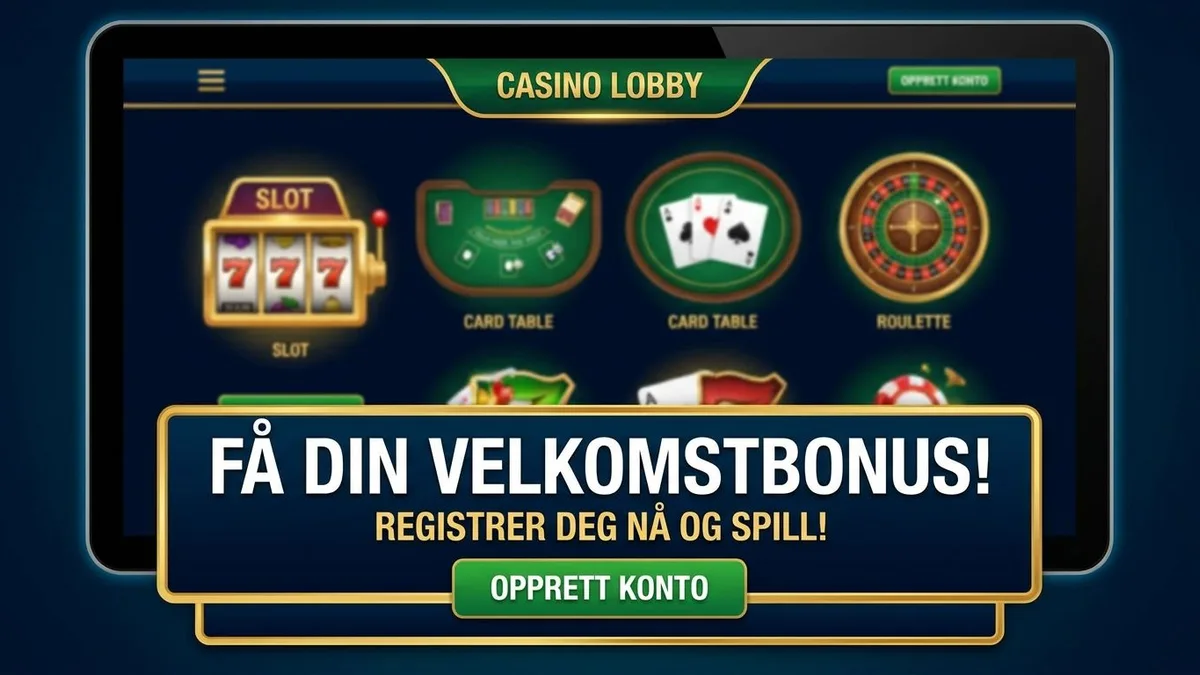 Registrer deg med bonus